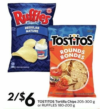 Sobeys Tostitos tortilla chips offer