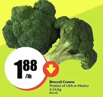 FreshCo Broccolu crowns offer
