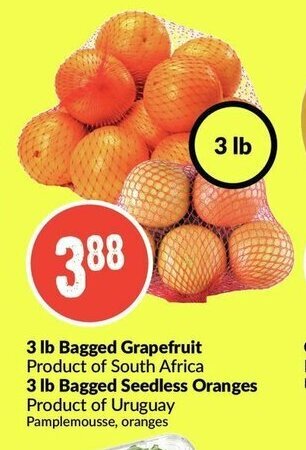 FreshCo 3 lb bagged grapefruit offer