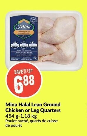FreshCo Mina halal lean ground chicken offer