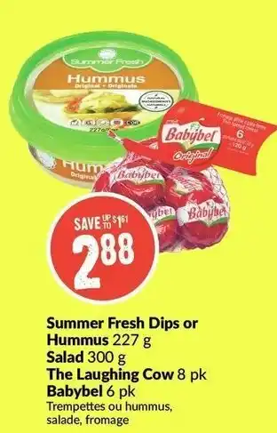 FreshCo Summer fresh dips or hummus salad offer