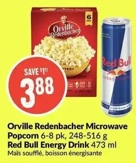 FreshCo Orville Redenbacher Microwave Popcorn Red Bull Energy Drink offer