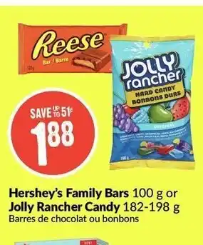 FreshCo Hershey's Family Bars Jolly Rancher Candy offer