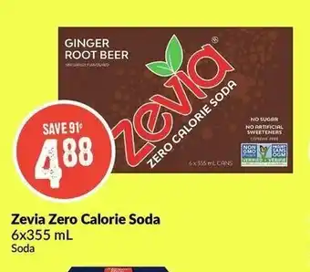 FreshCo Zevia Zero Calorie Soda offer