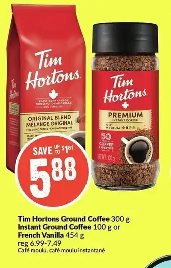 FreshCo Tim Hortons Ground Coffee Instant Ground Coffee offer