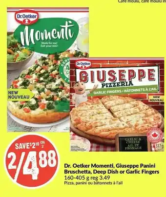 FreshCo Dr. Oetker Momenti, Giuseppe Panini Bruschetta offer