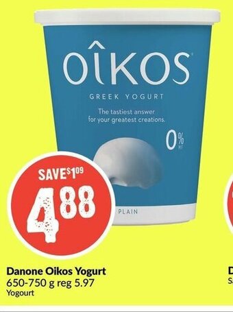 FreshCo Danone Oikos Yogurt offer