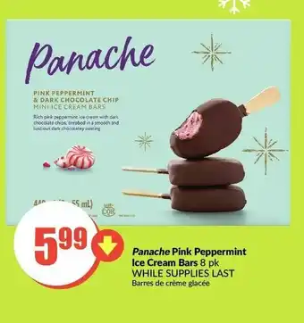 FreshCo Panache PInk Peppermint Ice Cream Bars offer
