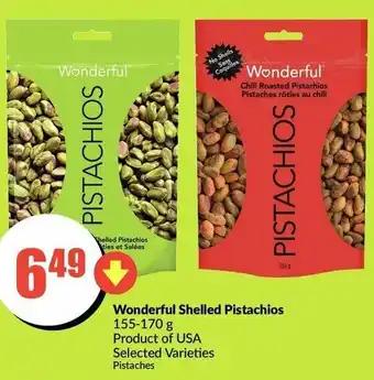 FreshCo Wonderful Shelled Pistachios offer