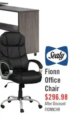 The Brick Sealy Fionn 30.5 Adjustable Office Chair - Black offer