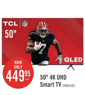 The Brick TCL 50 QLED Pro 4K UHD HDR Pro+ 60Hz Google Smart TV (50Q651G-CA) offer