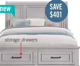 The Brick Kylie Queen Sleigh Storage Bed offer