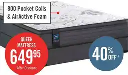 The Brick Sealy Posturepedic Fiore Eurotop Queen Mattress offer