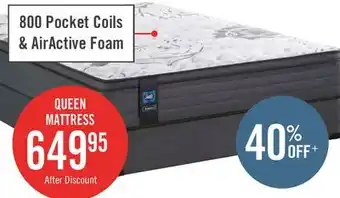 The Brick Sealy Posturepedic Fiore Eurotop Queen Mattress offer