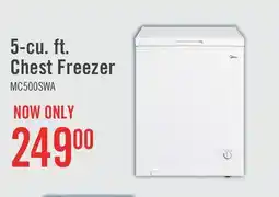 The Brick Midea 5 Cu. Ft. Chest Freezer MC500SWAR0RC1 offer