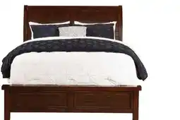 The Brick Sonoma Panel Bed with Headboard & Frame, Mango Brown - Queen Size offer