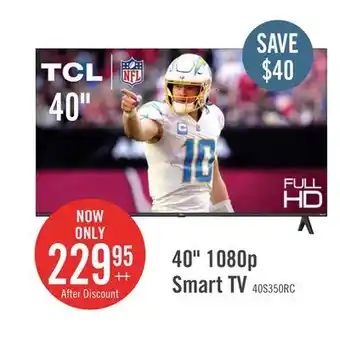 The Brick TCL 40 1080p FHD LED 60Hz Roku Smart TV (40S350R-CA) offer