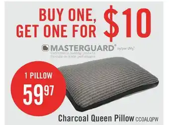 The Brick Masterguard Charcoal Tencel Queen Pillow offer