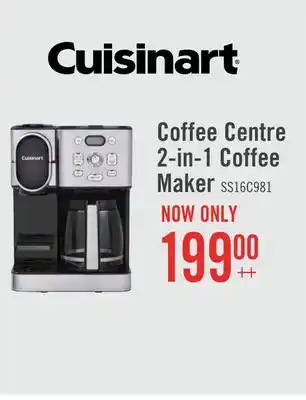 The Brick Cuisinart Coffee Centre 2-in-1 Coffee Maker - SS-16C offer