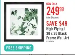 The Brick High Flying I 30 x 30 Black Frame Wall Art offer