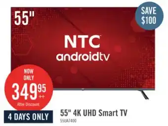 The Brick NTC 55 UHD Smart Android TV offer