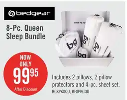 The Brick BG by BEDGEAR 8-Piece Queen Sleep Bundle offer