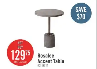 The Brick Rosalee 18 Accent Table - Grey Cement Top & Base offer