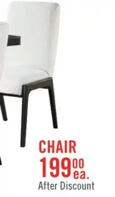 The Brick Alma Dining Chair with Boucle Fabric - Charcoal Black & White offer