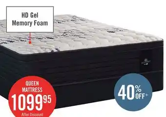 The Brick Serta iComfort Hybrid ProHD Vanguard 2.0 Eurotop Queen Mattress offer