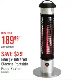 The Brick Energ+ Infrared Electric Portable Patio Heater - HEA-21212 offer