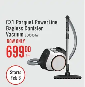 The Brick Miele Boost CX1 Parquet PowerLine Bagless Canister Vacuum - 41NCE030CDN offer