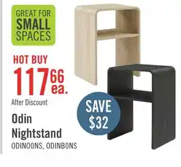 The Brick Odin Nightstand - Natural offer