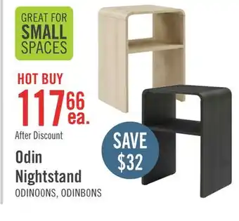 The Brick Odin Nightstand - Natural offer