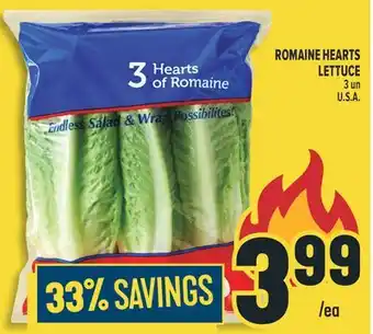 Marché Adonis ROMAINE HEARTS LETTUCE offer