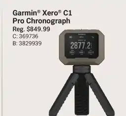 Cabela's Garmin Xero C1 Pro Chronograph offer