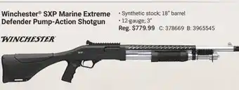 Cabela's Winchester SXP Marine Extreme Defender Pump-Action Shotgun offer