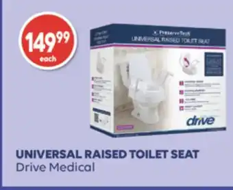 Wellwise by Shoppers Drive Medical UNIVERSAL RAISED TOILET SEAT offer