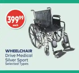 Wellwise by Shoppers WHEELCHAIR Drive Medical offer