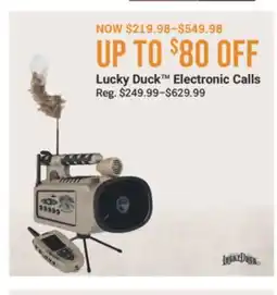 Cabela's Lucky Duck Electronic Calls offer