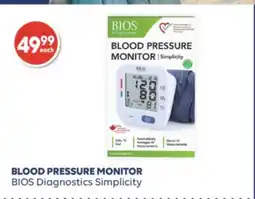 Wellwise by Shoppers BLOOD PRESSURE MONITOR offer