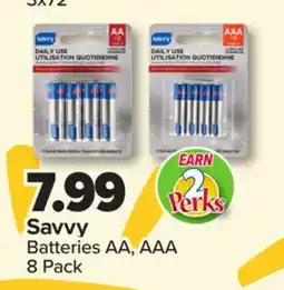 PharmaChoice Savvy Batteries AA, AAA offer