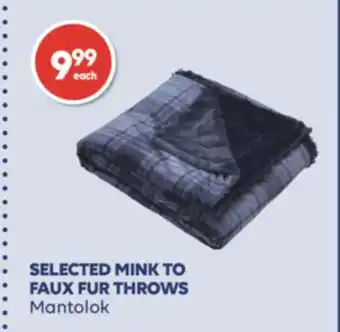 Wellwise by Shoppers SELECTED MINK TO FAUX FUR THROWS offer