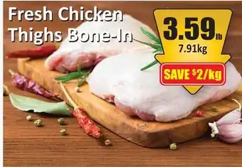 Starsky Fresh Chicken Thighs Bone-In offer