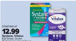 PharmaChoice Systane, Vitalux Eye Drops, Ocular Multivitamins offer