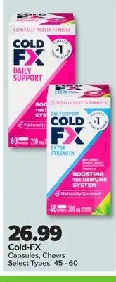 PharmaChoice Cold-FX Capsules, Chews offer