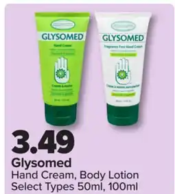 PharmaChoice Glysomed Hand Cream, Body Lotion offer