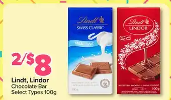 PharmaChoice Lindt, Lindor Chocolate Bar offer