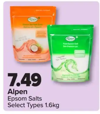 PharmaChoice Alpen Epsom Salts offer