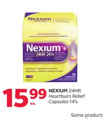 Rexall NEXIUM 24HR Heartburn Relief Capsules offer