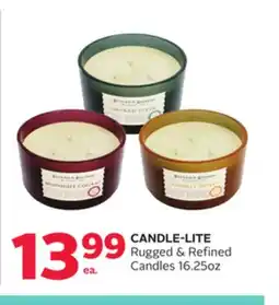 Rexall CANDLE-LITE Rugged & Refined Candles offer